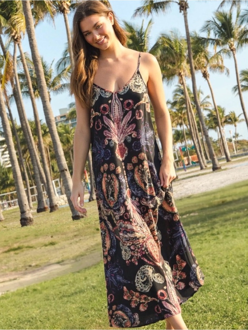 NATURAL LIFE Gracie slip dress